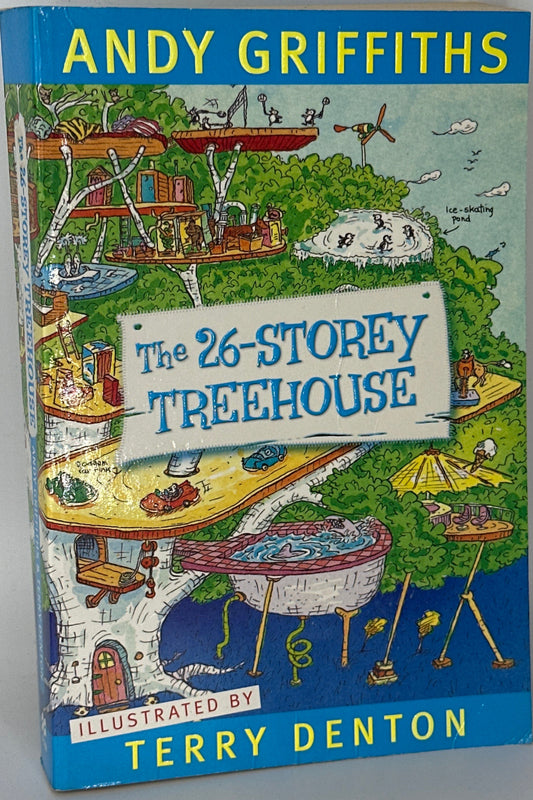 Andy Griffiths The 26-Storey Treehouse front cover used books