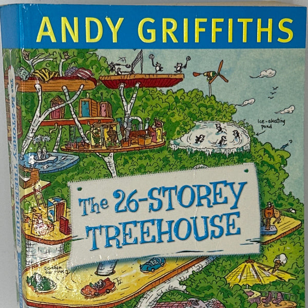 Andy Griffiths The 26-Storey Treehouse front cover used books