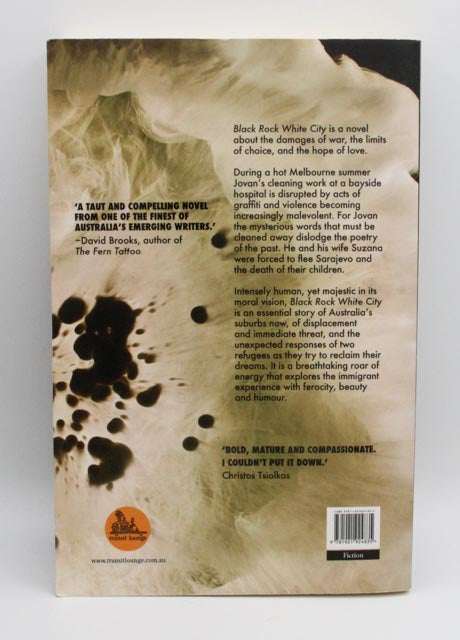AS Patric Black Rock White City actual back cover used books