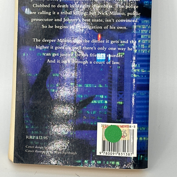 Al Turello Wild Justice actual back cover used books