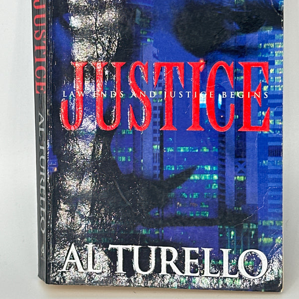 Al Turello Wild Justice actual front cover used books