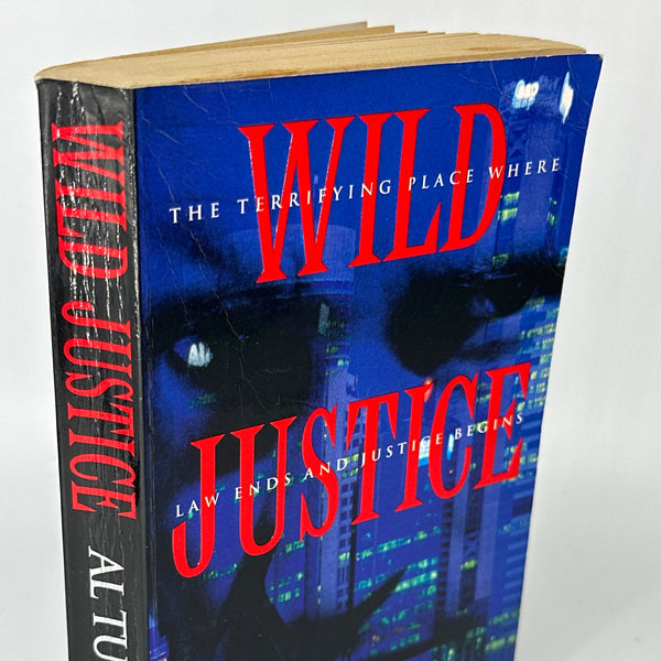 Al Turello Wild Justice actual spine used books
