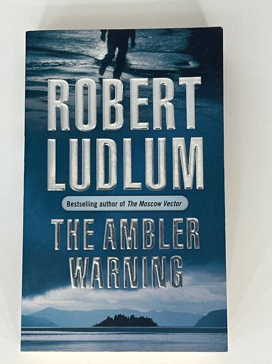 Robert Ludlum The Ambler Warning actual front cover image