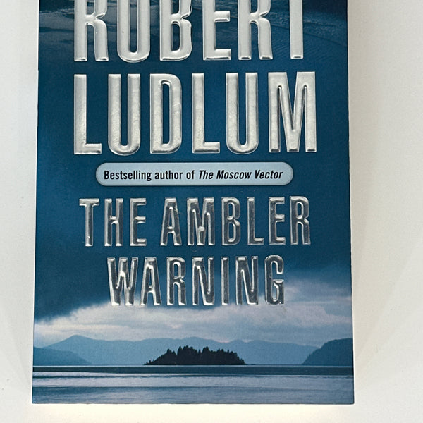 Robert Ludlum The Ambler Warning actual front cover image