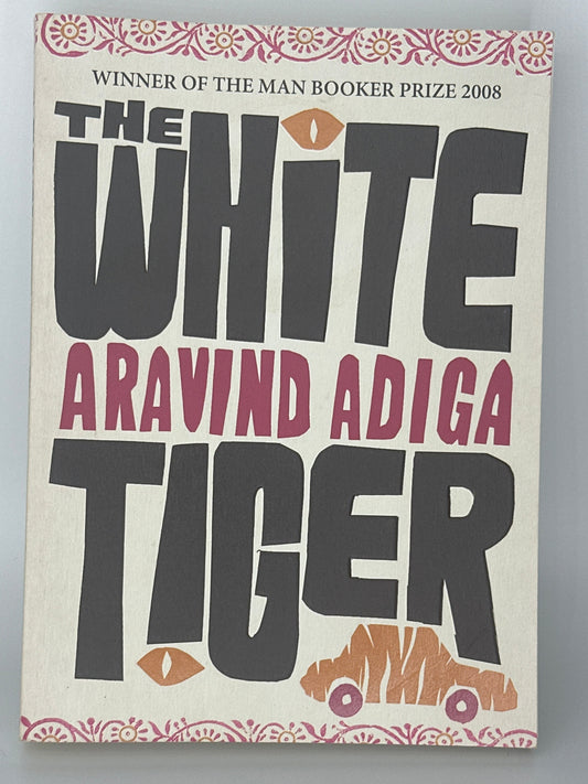 Aravind Adiga The White Tiger Actual front cover used books