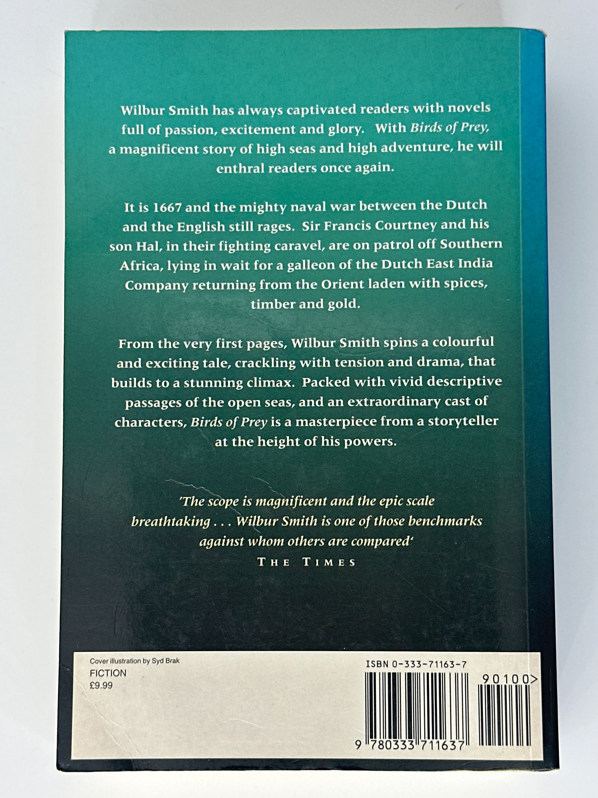 Wilbur Smith Birds of Prey back cover image