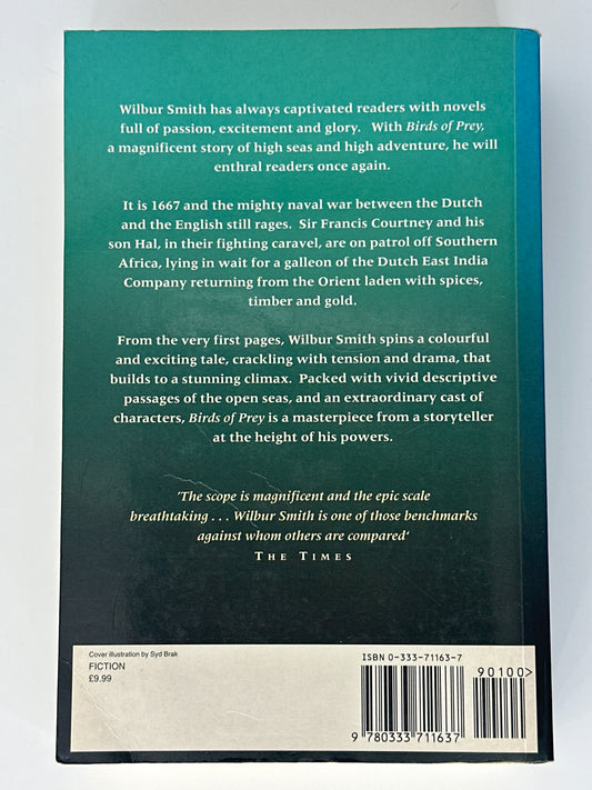 Wilbur Smith Birds of Prey back cover image