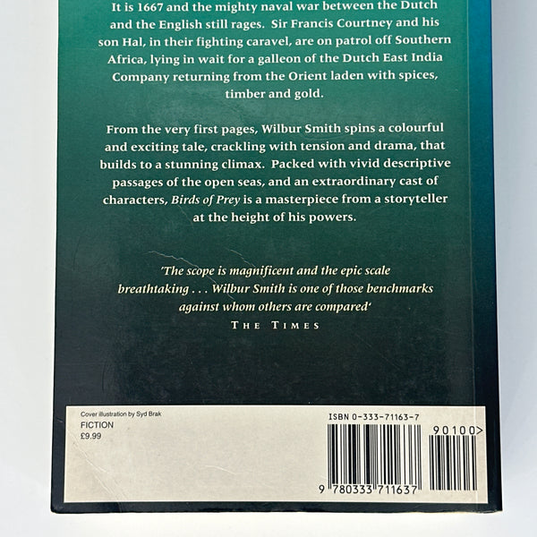 Wilbur Smith Birds of Prey back cover image