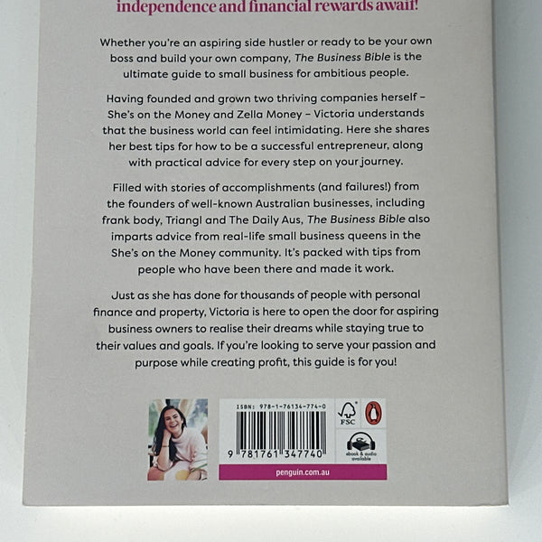 Victoria Devine The Business Bible back cover image