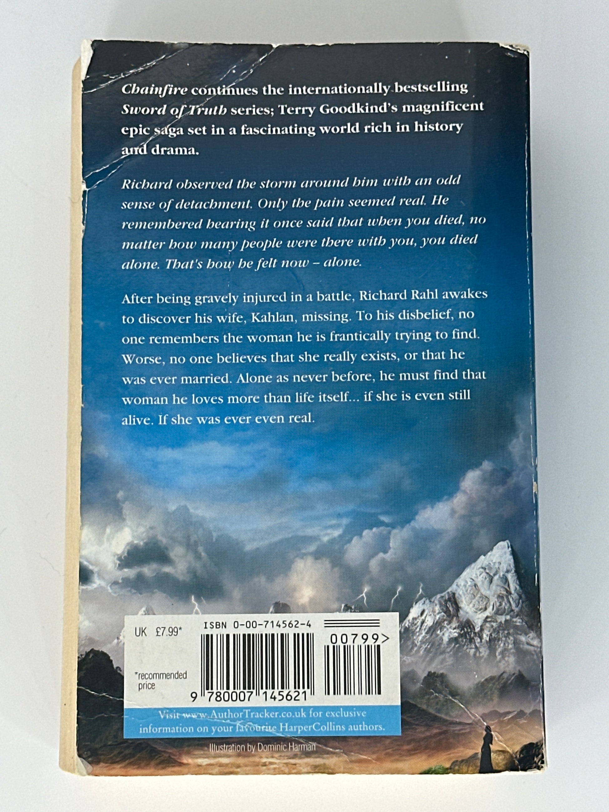 Terry Goodkind Chainfire (Sword of Truth 9) back cover image
