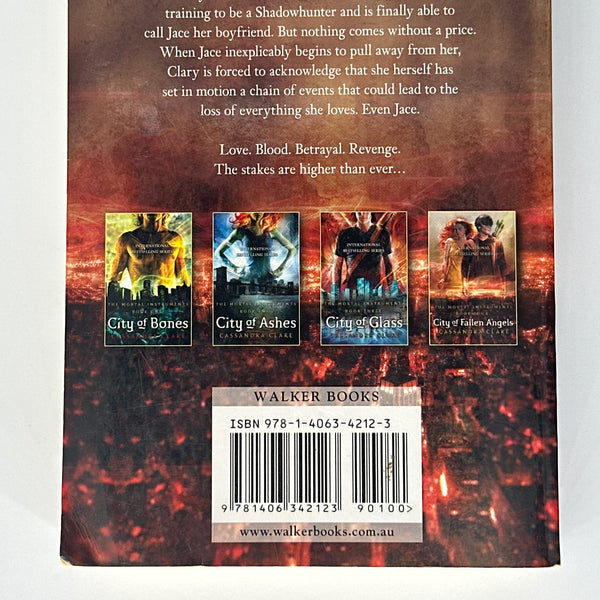 Cassandra Clare City Fallen Angels back cover