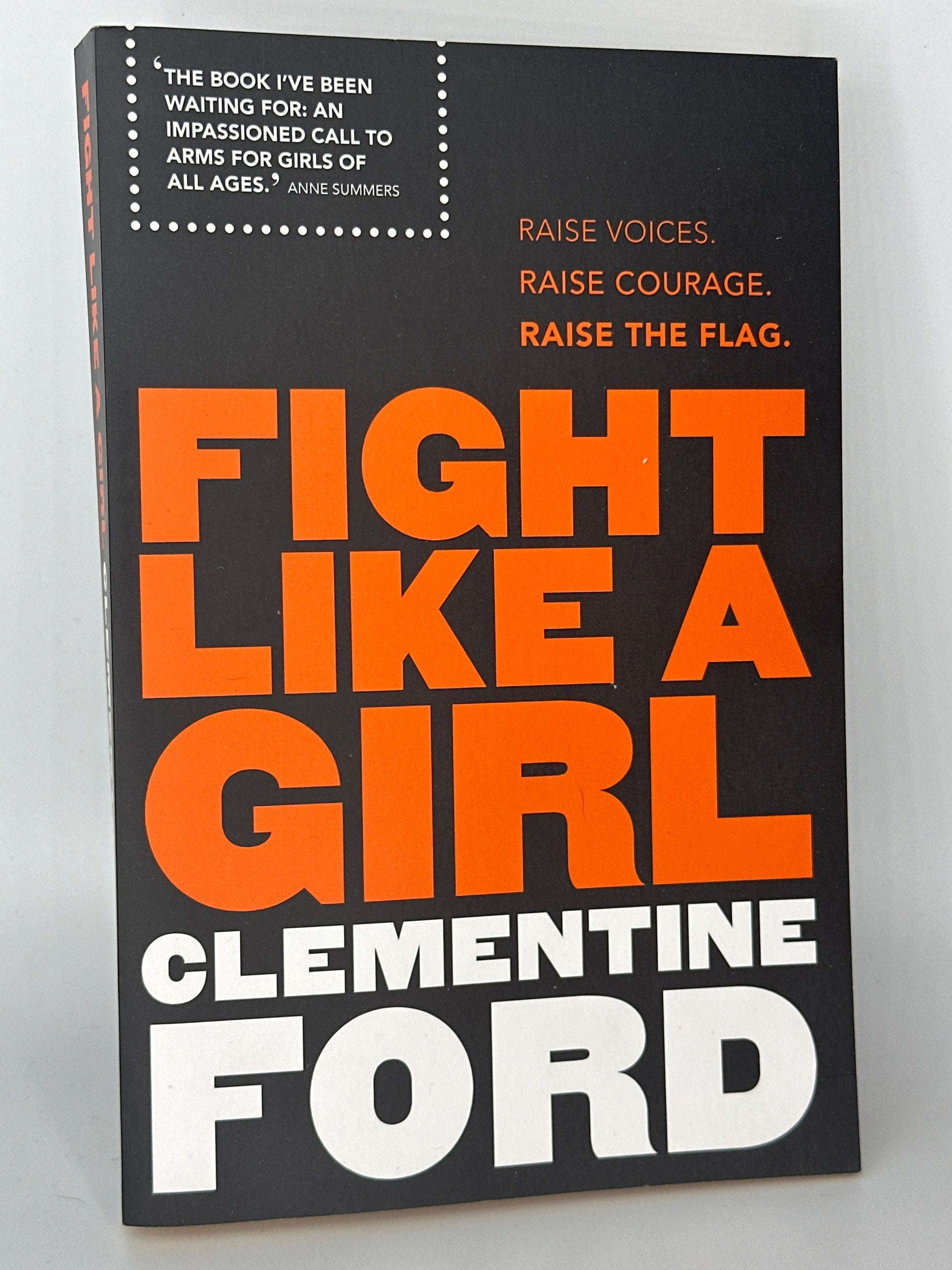Clementine Ford Fight Like a Girl actual front cover used books