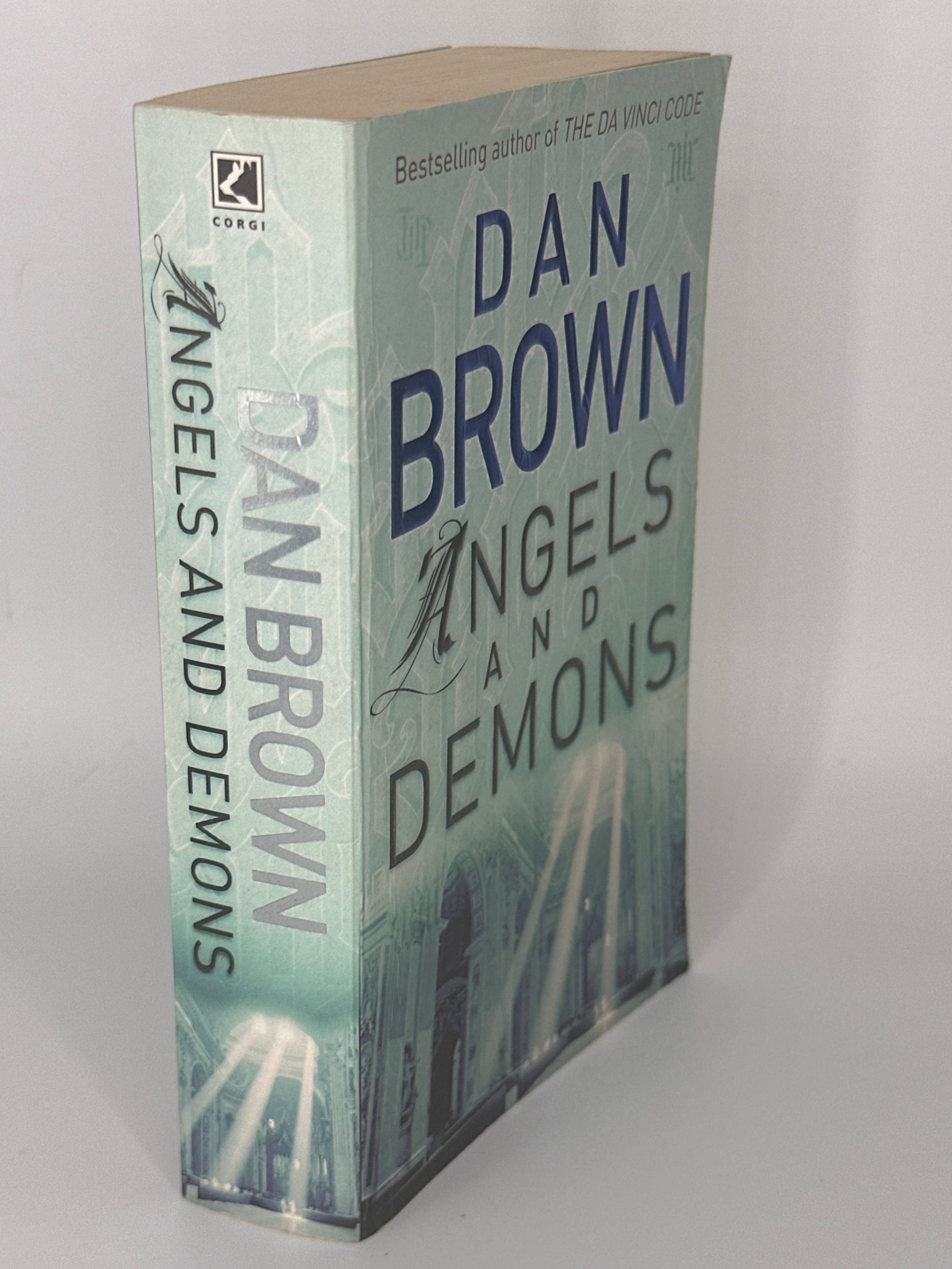 Dan Brown Angels And Demons actual spine used books