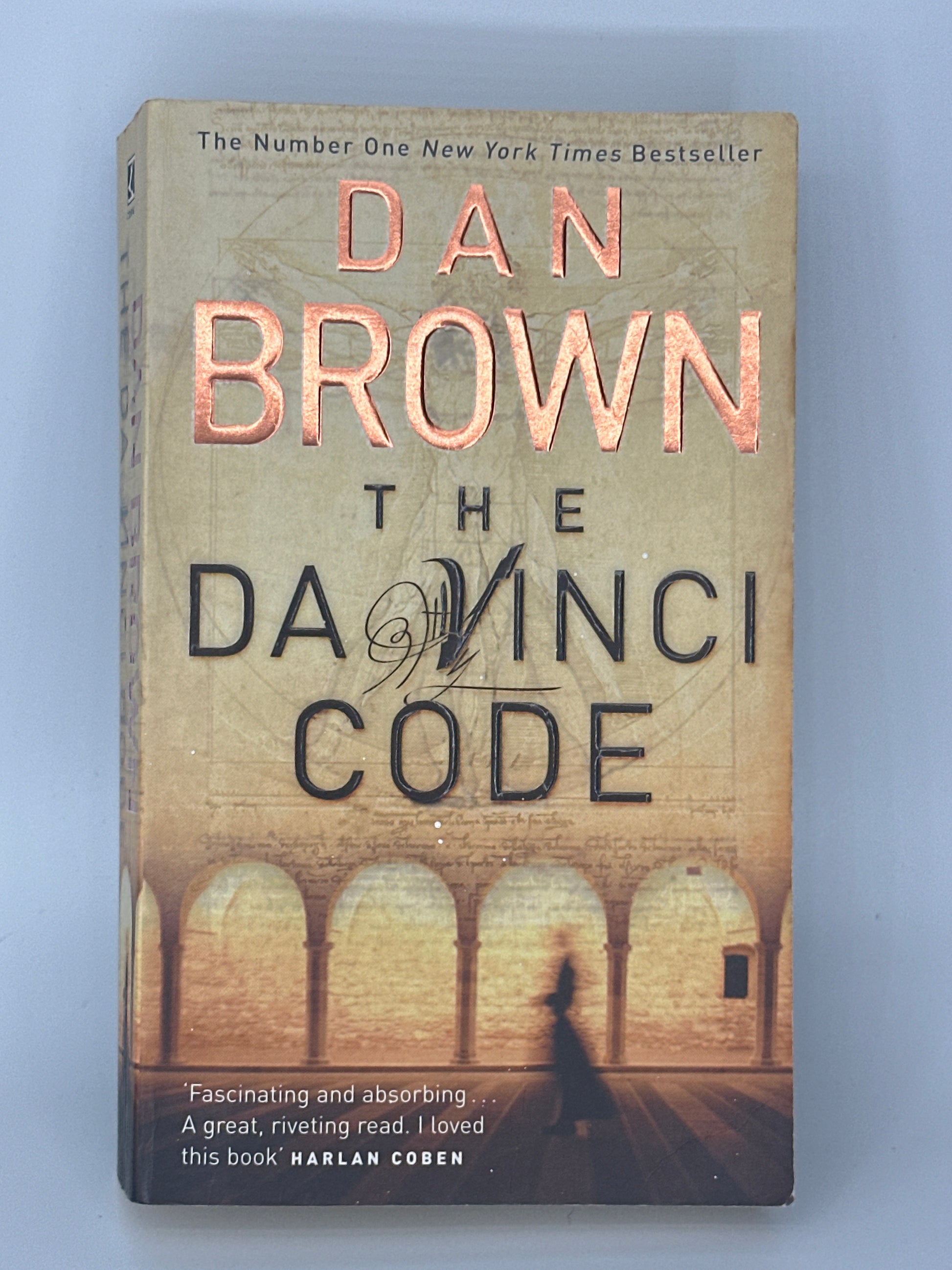 Dan Brown The Da Vinci Code actual front cover used books