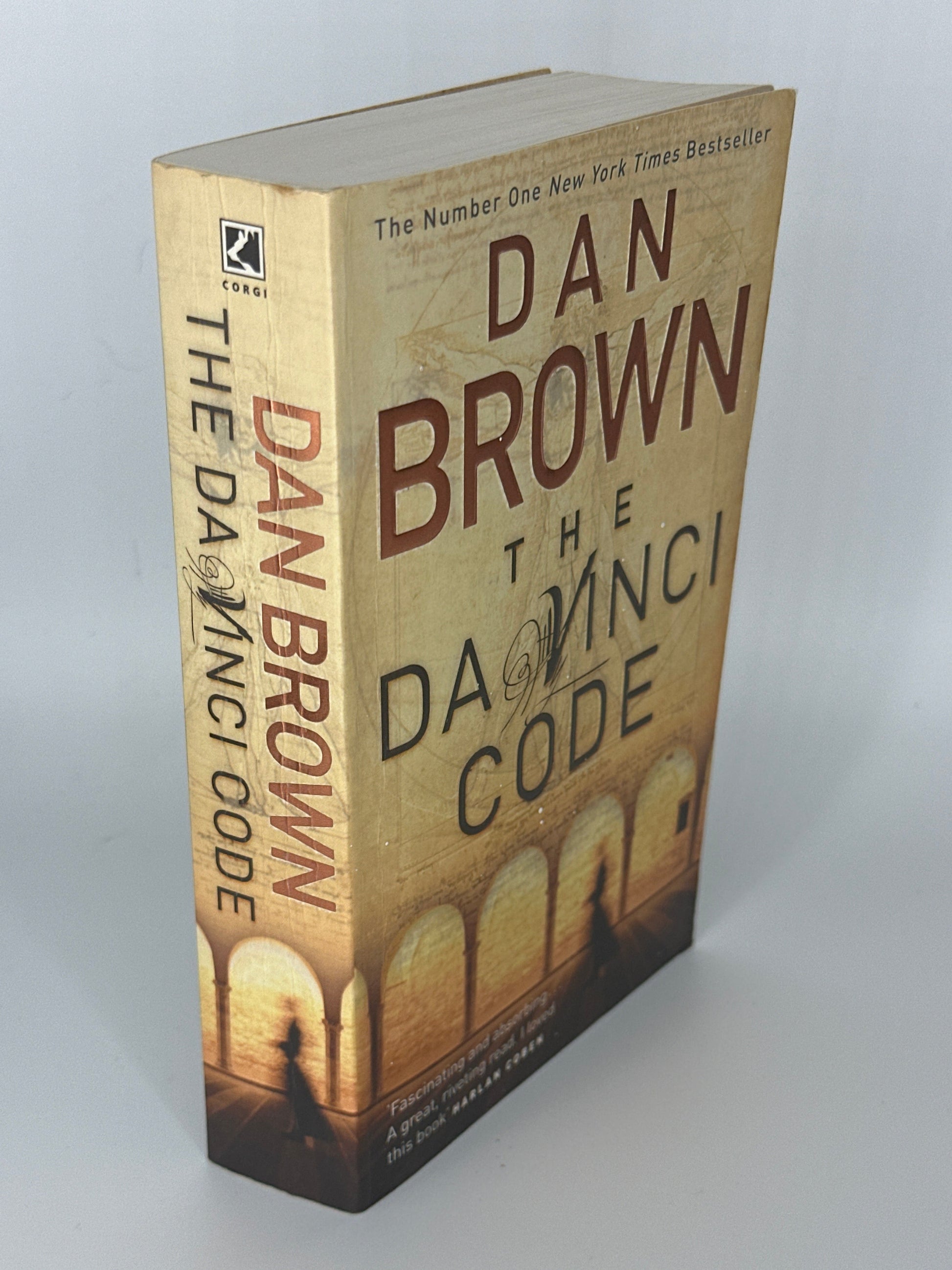 Dan Brown The Da Vinci Code actual spine used books