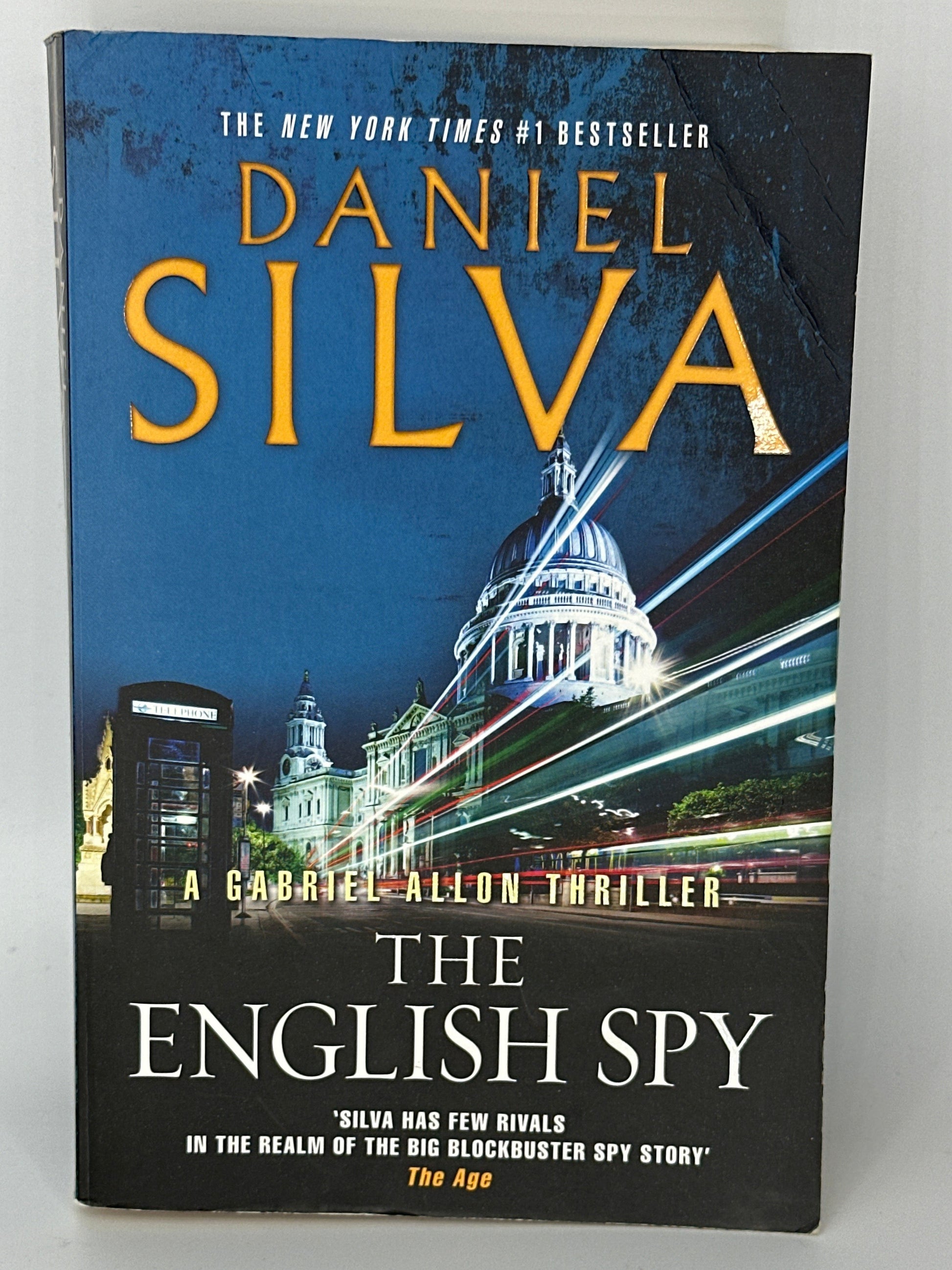 Daniel Silva The English Spy actual front cover used books