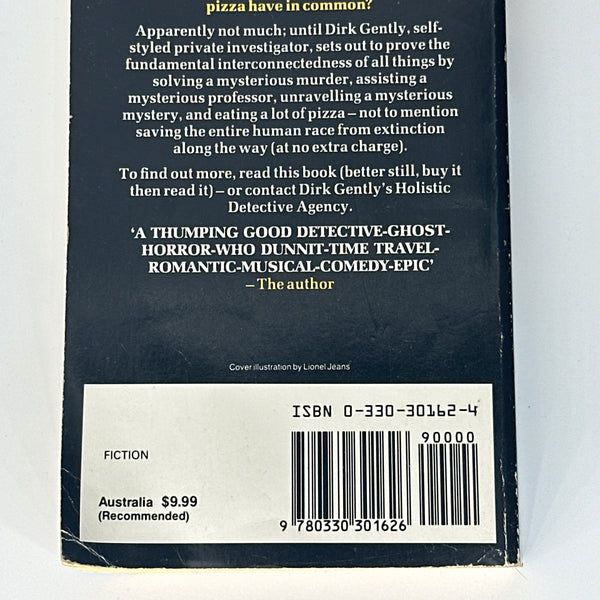 Douglas Adams Dirk Gently's Holistic Detective Agency back cover image