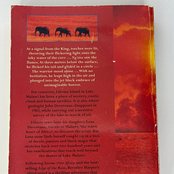Beverley Harper Echo of an Angry God back cover image