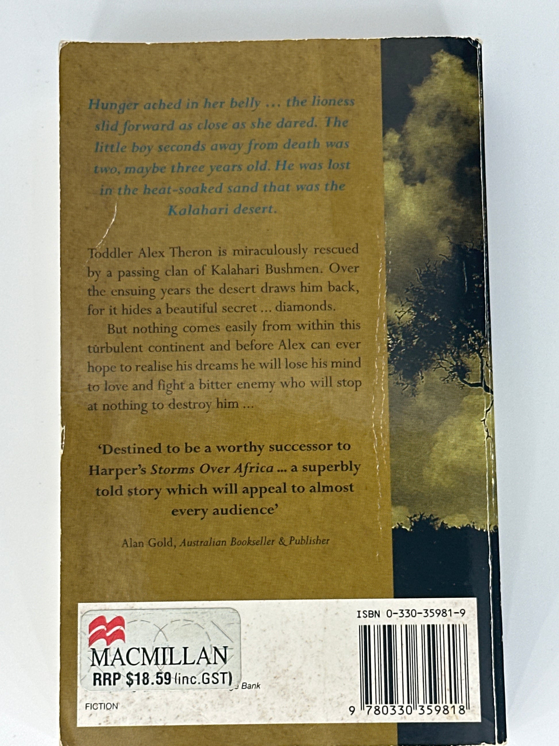 Beverley Harper Edge of Rain back cover image