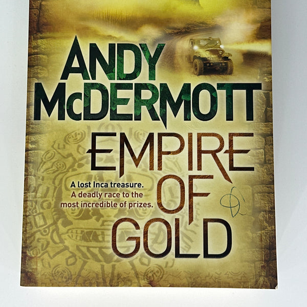 Andy McDermott Empire of Gold front cover image