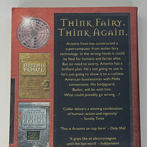 Colfer Artemis Fowl: The Eternity Code back cover image