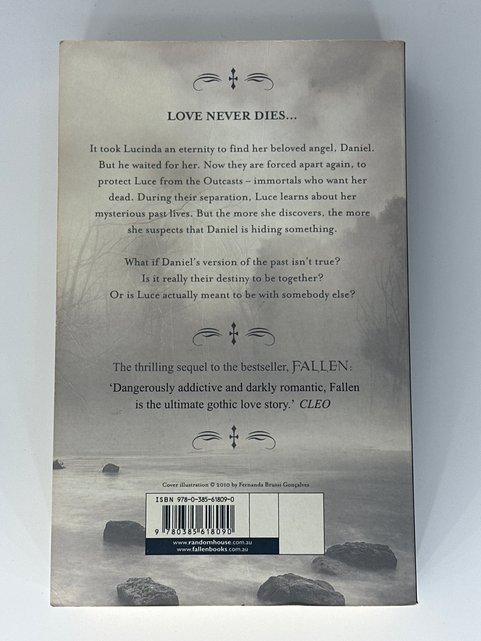 Lauren Kate Fallen back cover image