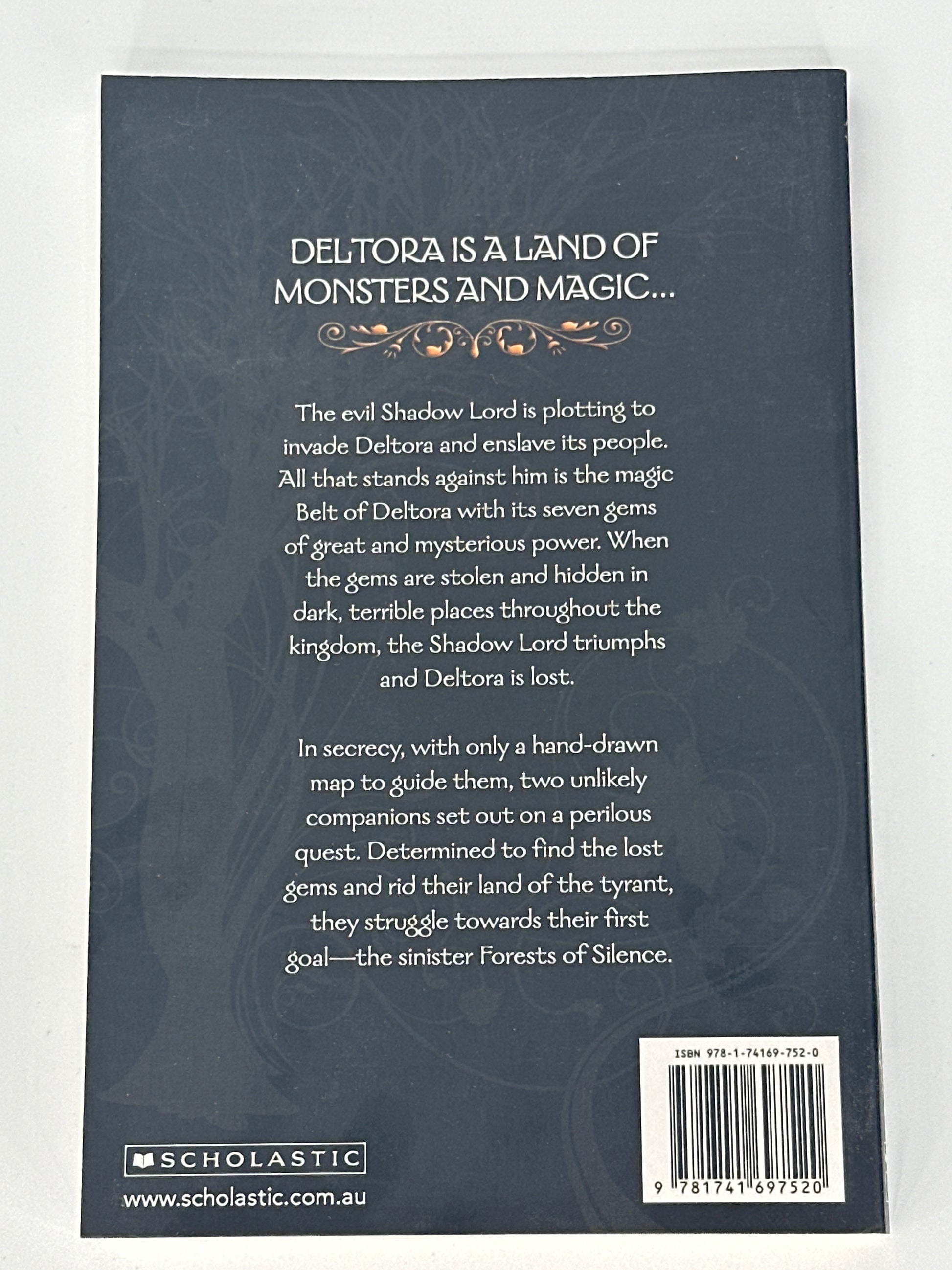 Emily Rodda Deltora Quest The Forests of Silence back cover image