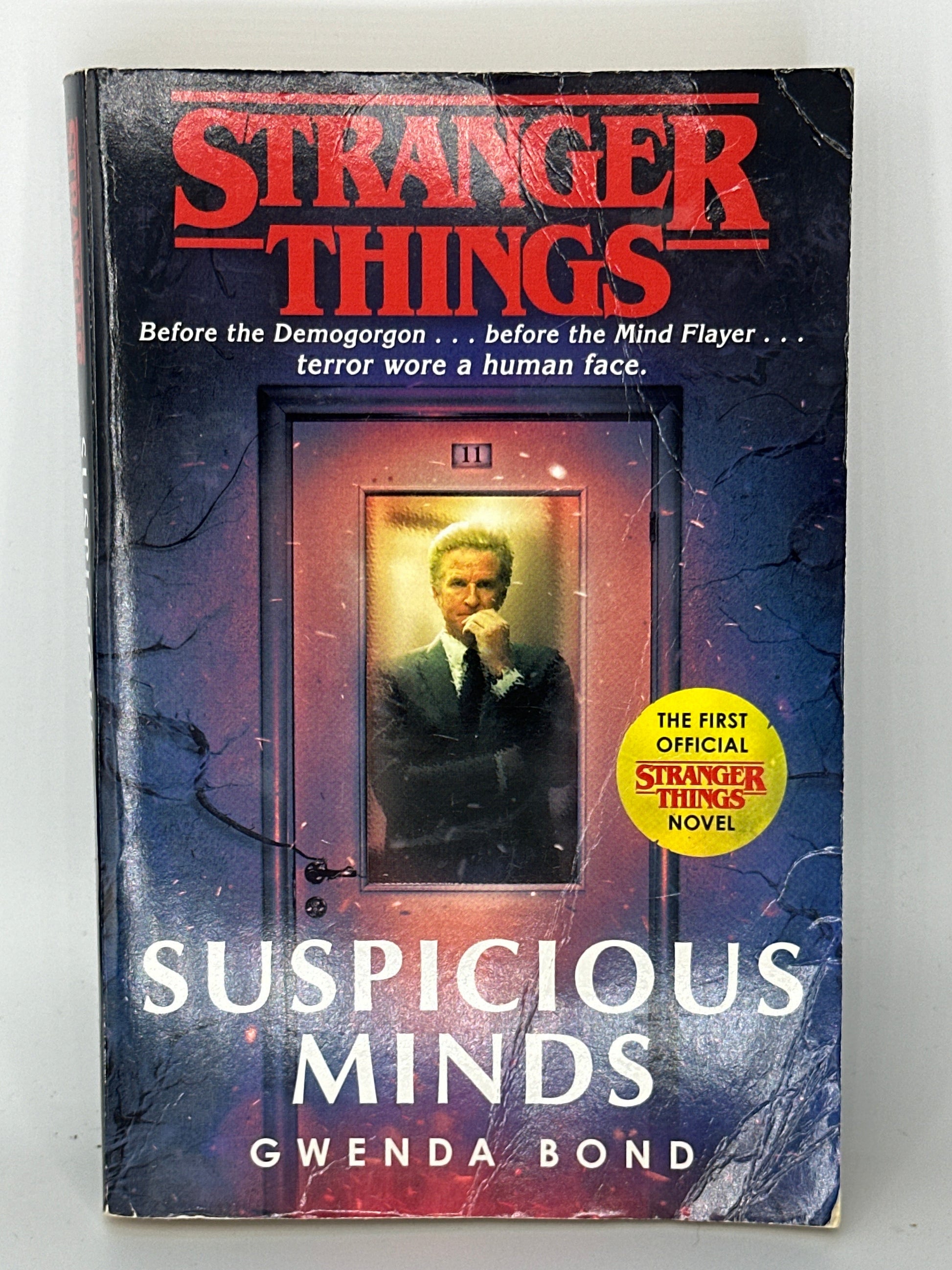 Gwenda Bond Stranger Things Suspicious Minds actual front cover used books