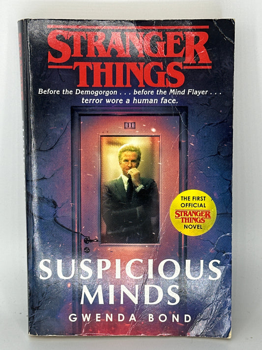 Gwenda Bond Stranger Things Suspicious Minds actual front cover used books