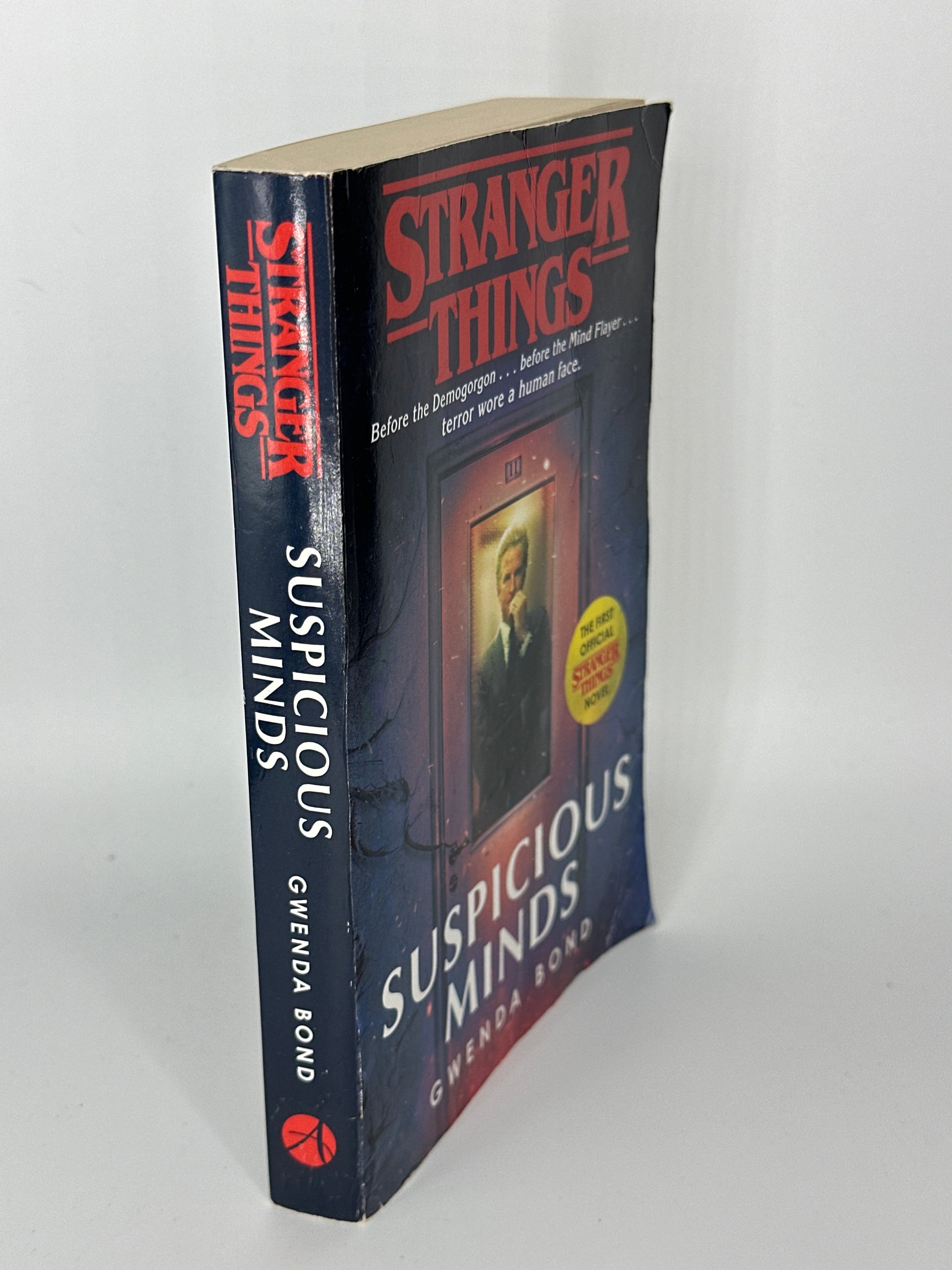 Gwenda Bond Stranger Things Suspicious Minds actual spine used books