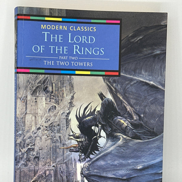 JRR Tolkien The Two Towers (Lord of the Rings, Book Two) actual front cover used books