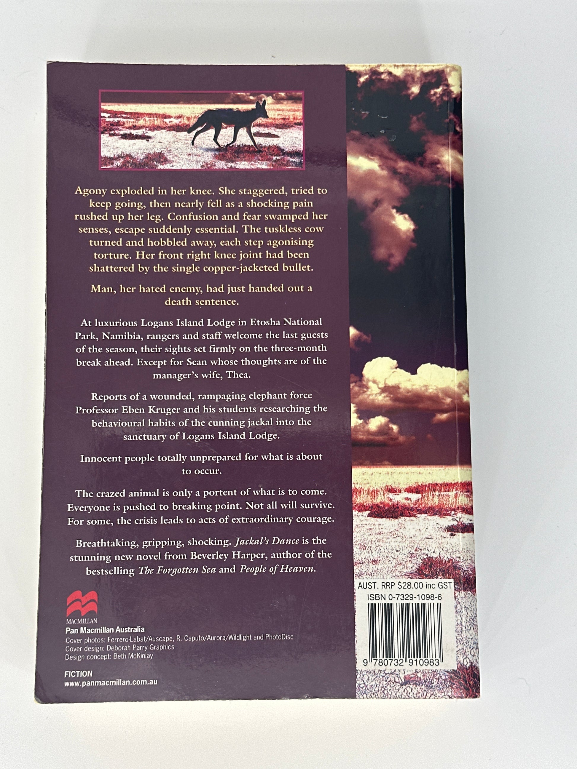 Beverley Harper Jackal Dance back cover image