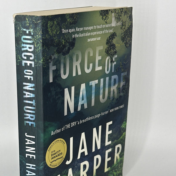 Jane Harper Force of Nature actual spine used books