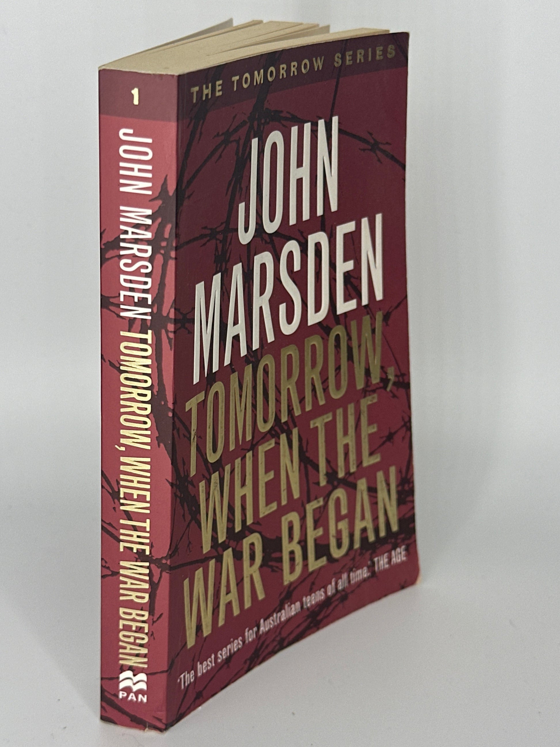 John Marsden Tomorrow When the War Began actual spine used books