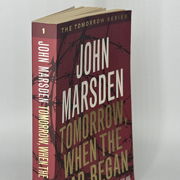 John Marsden Tomorrow When the War Began actual spine used books