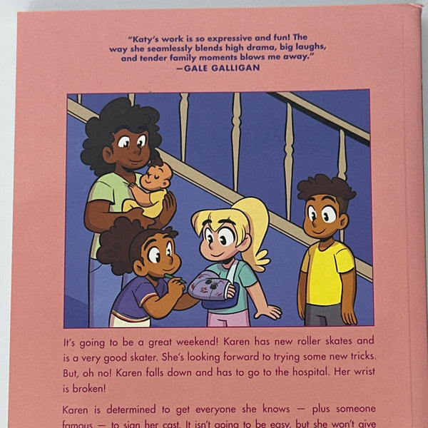 Karen's Roller Skates (Baby-sitters Little Sister Graphic Novel #2): A Graphix Book (Baby-Sitters Little Sister Graphix) back cover used books