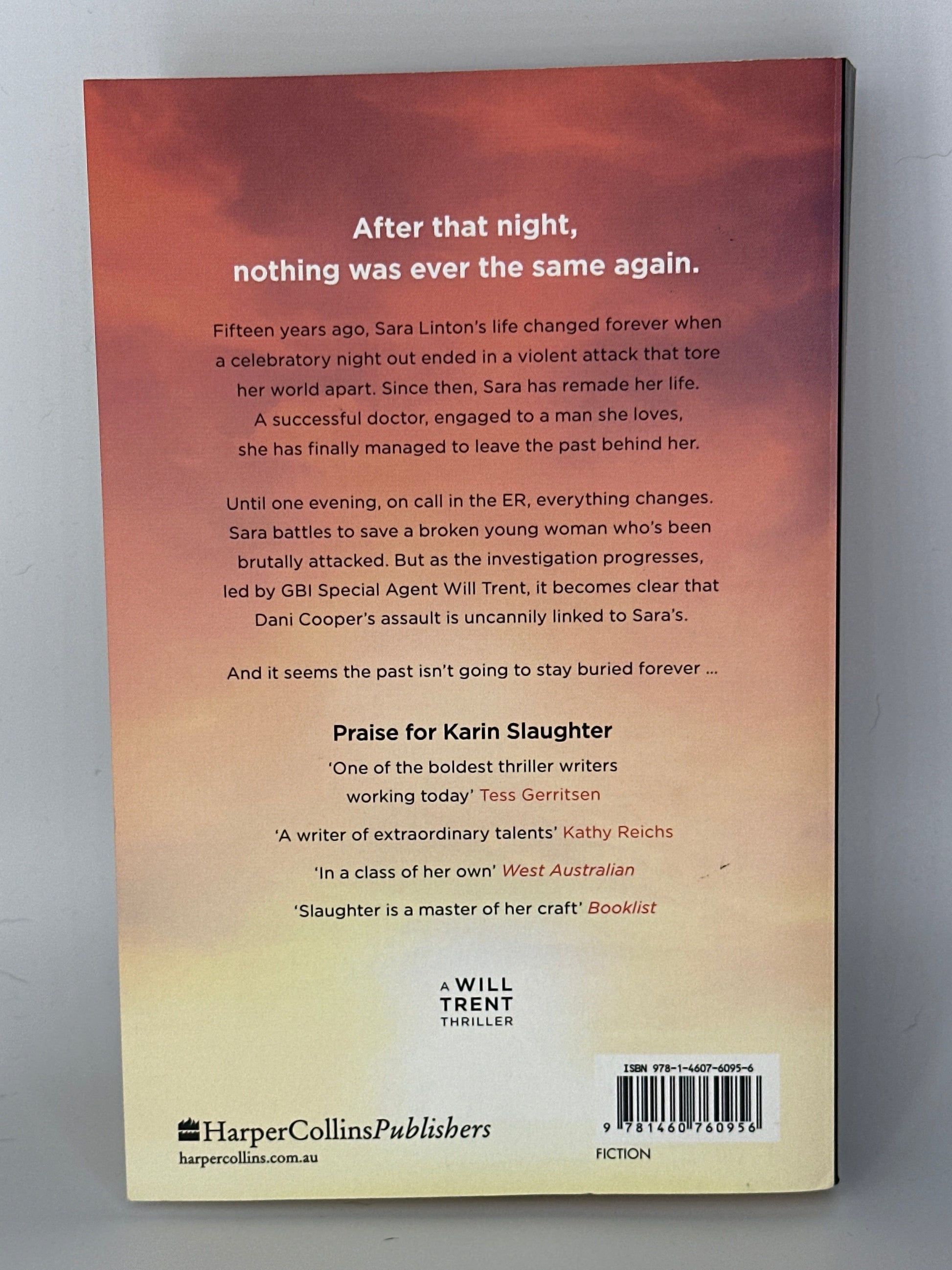 Karin Slaughter After That Night actual back used books