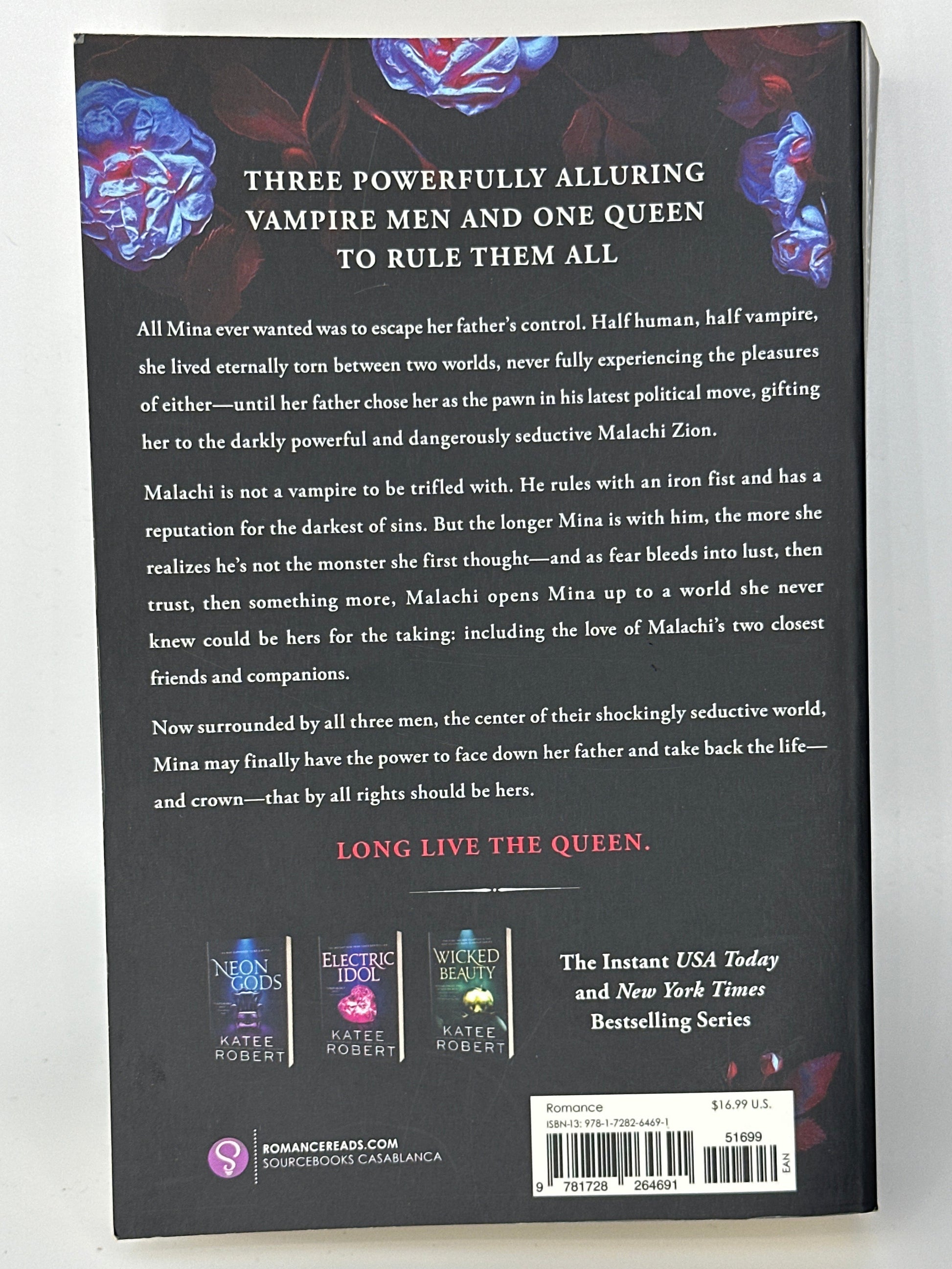 Katee Robert Court of the Vampire Queen actual back cover used books