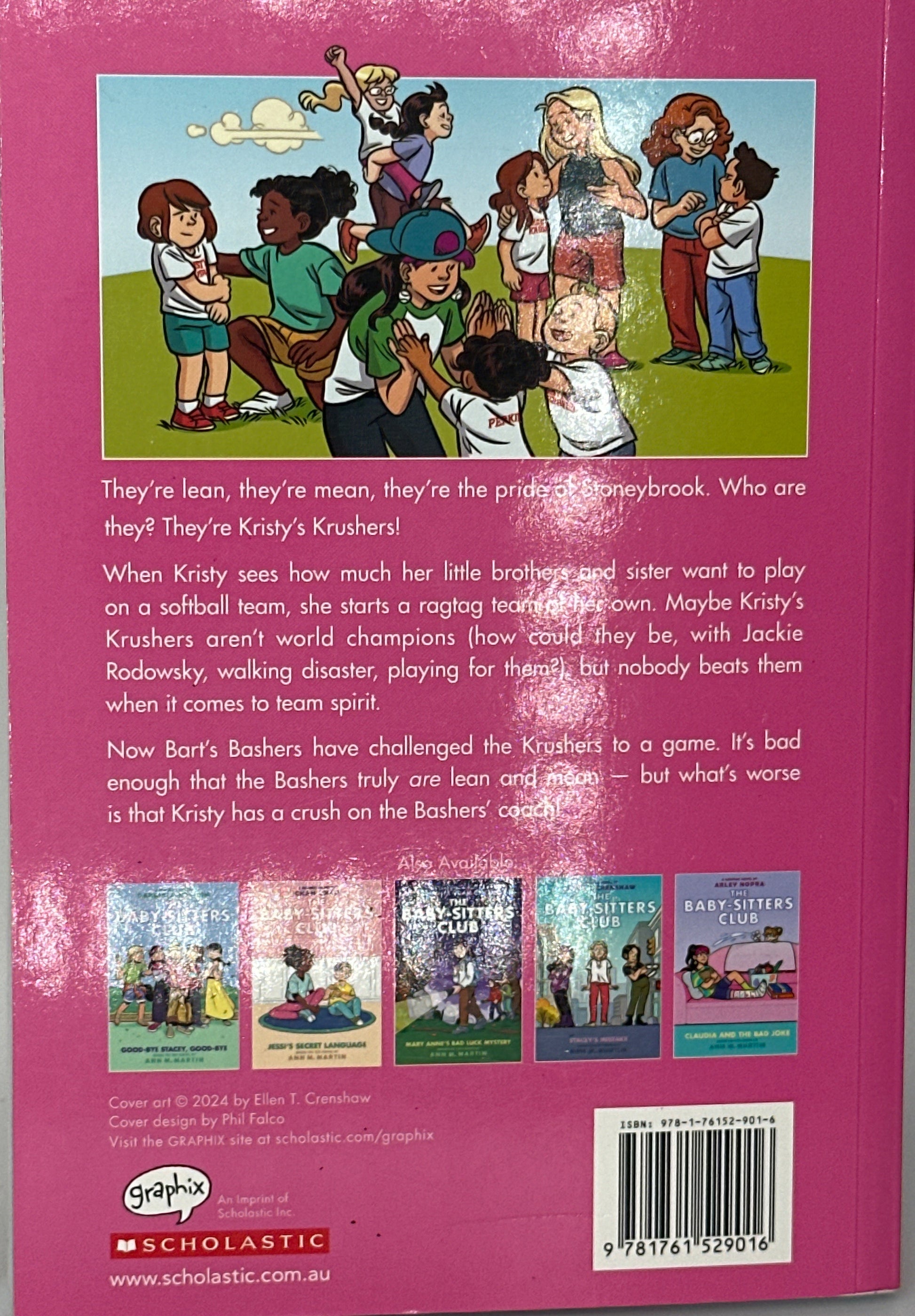 Kristy and the Walking Disaster: A Graphic Novel (The Baby-Sitters Club #16) back cover used books