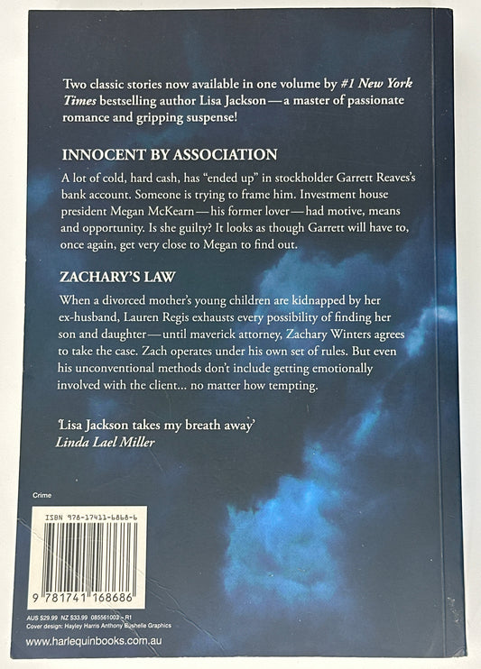 Lisa Jackson Missing back cover image