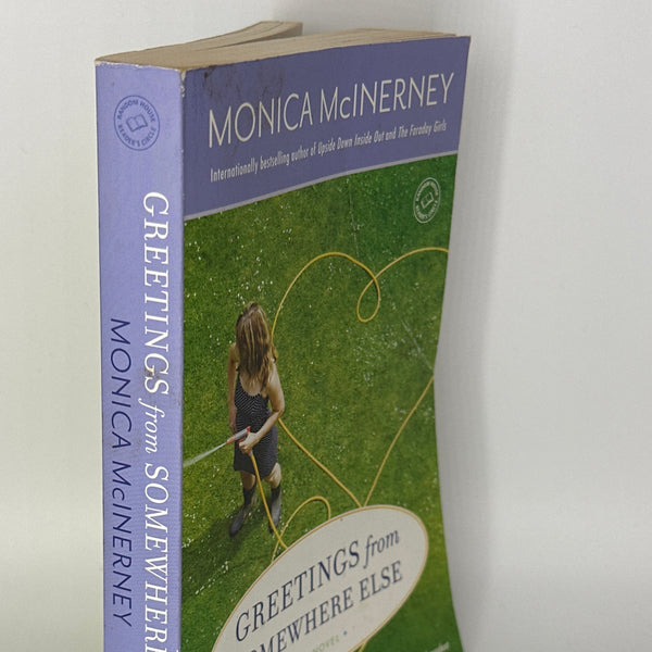 Monica McInerney Greetings from Somewhere Else actual  spine used books