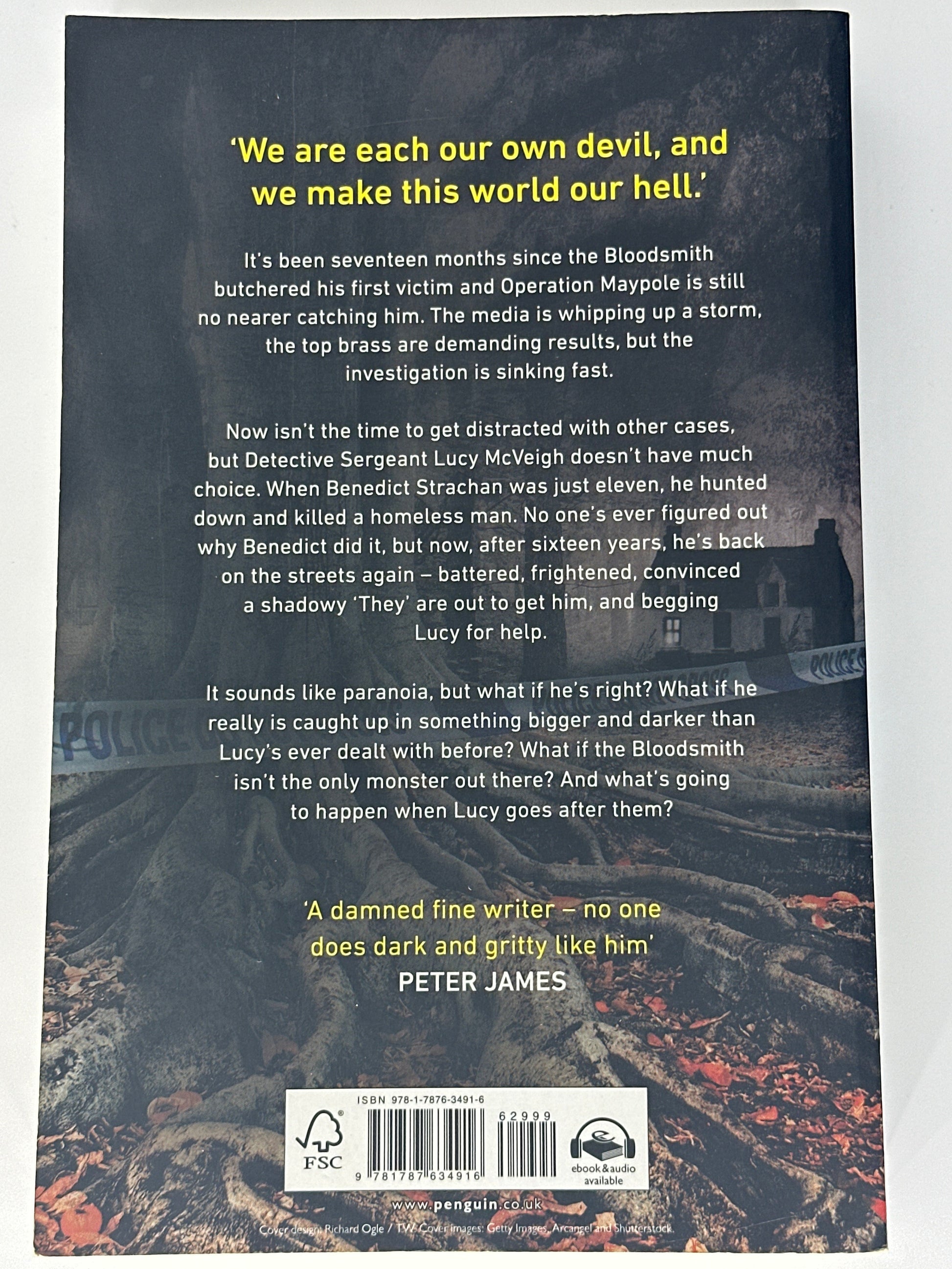 Stuart Macbride No Less the Devil back cover image