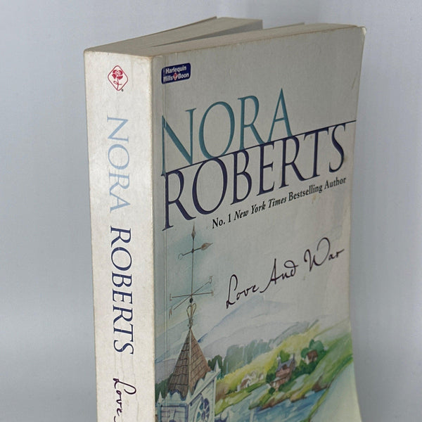 Nora Roberts All's Fair in Love and War spine used books