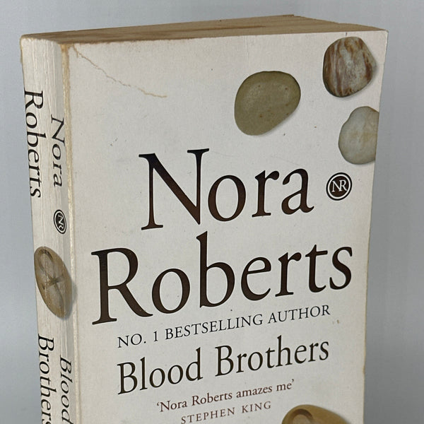 Nora Roberts Blood Brothers (Sign of Seven Trilogy) actual spine used books