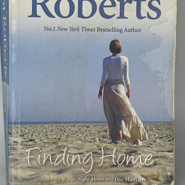 Nora Roberts Finding Home: Night Moves / One Man's Art actual front cover used books 