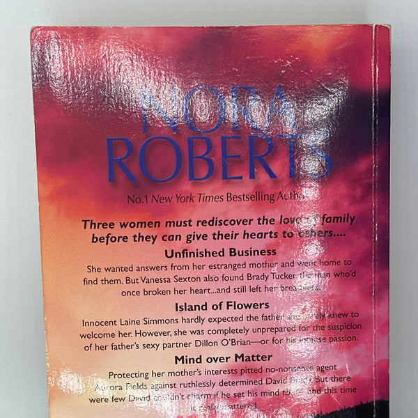 Nora Roberts Going Home actual back cover used books
