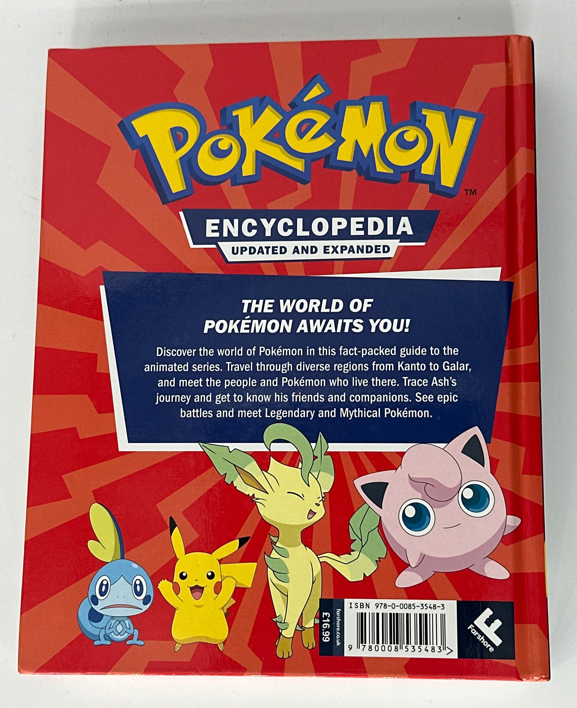 Pokemon Encyclopedia back cover used books