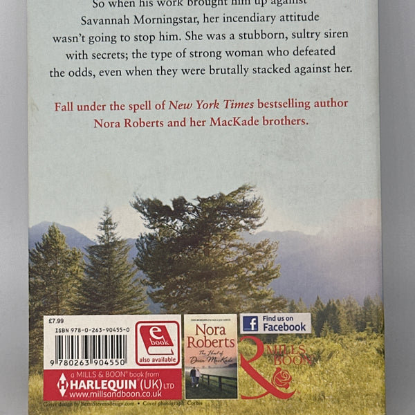 Nora Roberts Pride Of Jared Mackade back cover used books