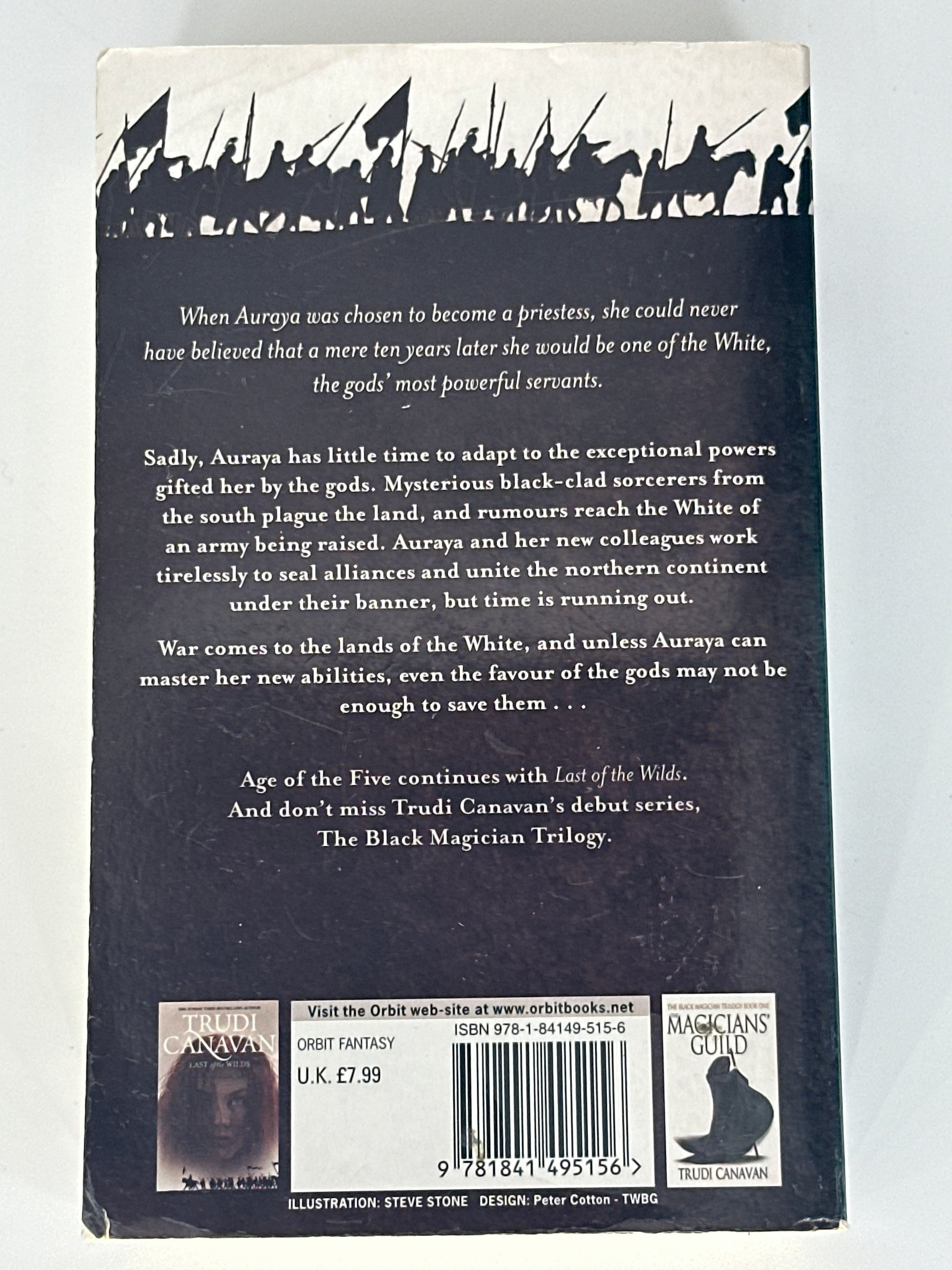 Trudi Caravan Priestess of the White back cover image