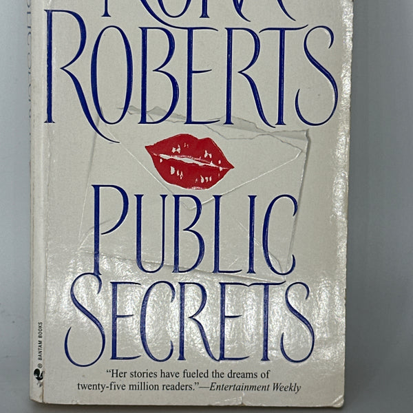 Nora Roberts Public Secrets: A Novel front cover used books